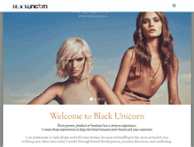 Tablet Screenshot of black-unicorn.com